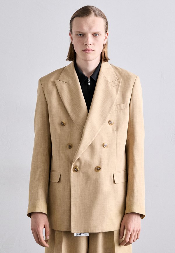 LIGHT DOUBLE BREASTED BLAZER - Blazer jacket - beige taupe
