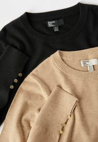 Friends Like These CREW NECK  2 PACK - REGULAR FIT - Pulóver - black camel