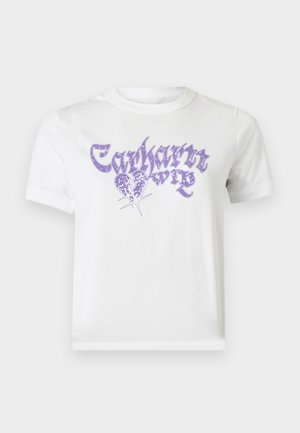 Carhartt WIP, DISENCHANT RINGER - Μπλουζάκι με στάμπα - white