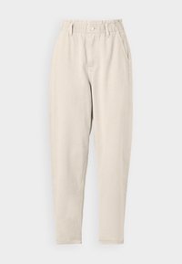 TTBARREL Paperbag - Vaqueros rectos - beige grey