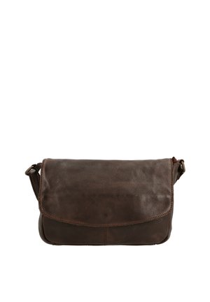 Gusti Leder MAISIE - Olkalaukku - dunkelbraun