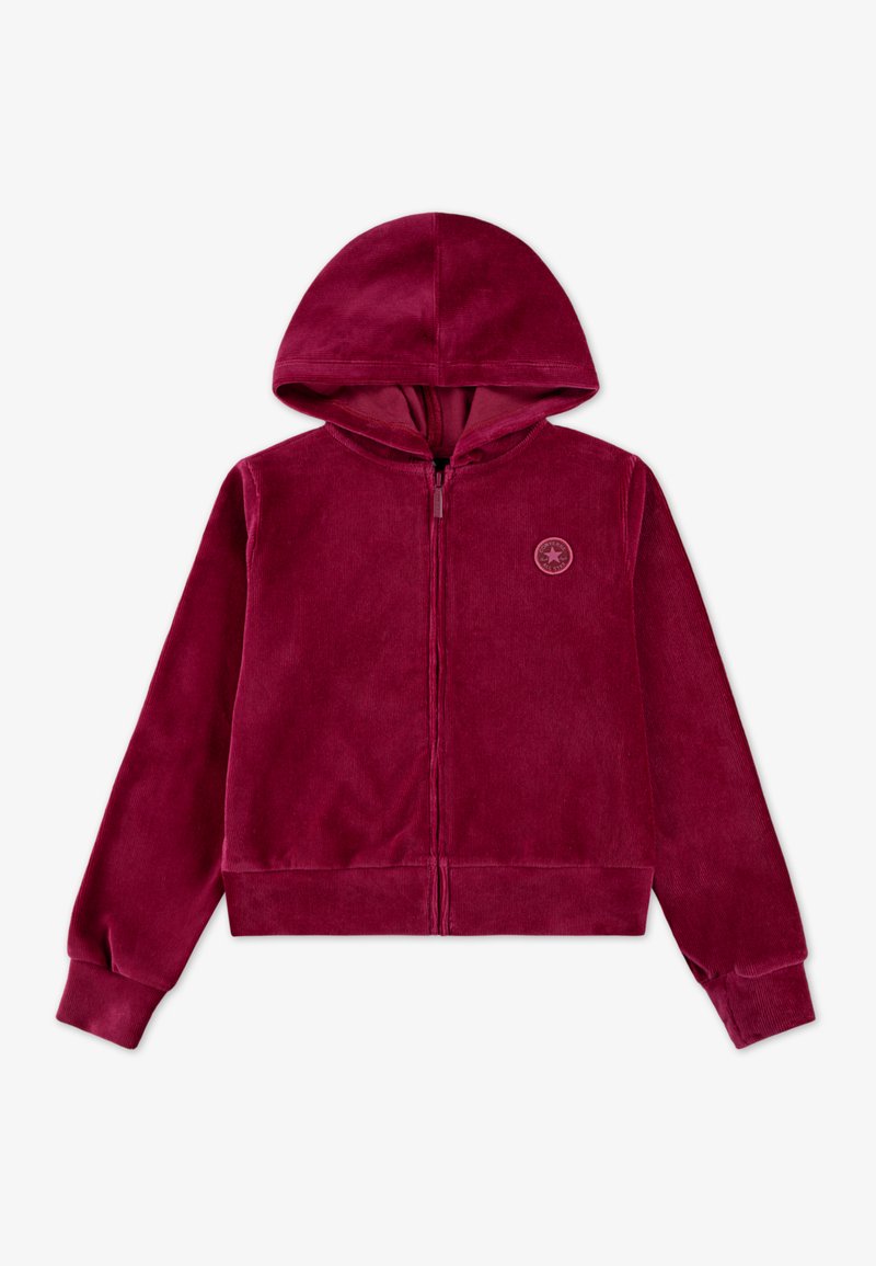 Converse FULL ZIP - Camisola com fecho - sporty berry