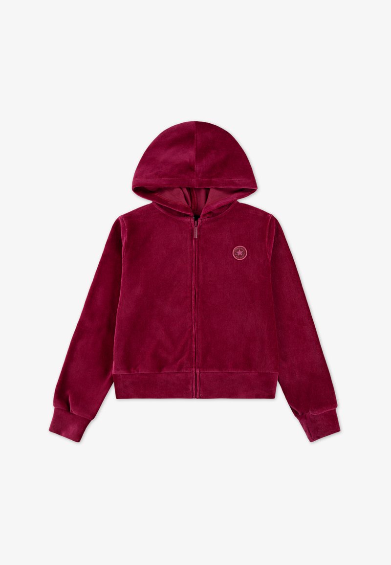 Converse FULL ZIP - Camisola com fecho - sporty berry