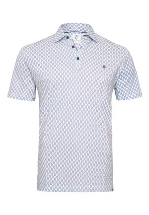 WHEEL TRACK PRINT - Poloshirt - blauw