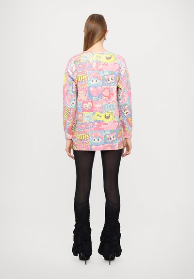 GCDS HELLO KITTY PRINTED CABLE MINI DRESS - Strikkjoler - multi coloured