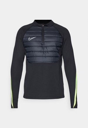 Nike Performance TOP - Langærmet T-shirt - black/volt