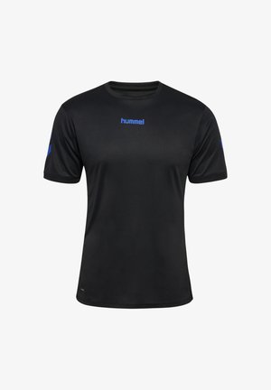 Hummel, HUMMEL HMLBLAZE CLUB 26 POLY TEE UNISEX - Sport T-shirt - black blue