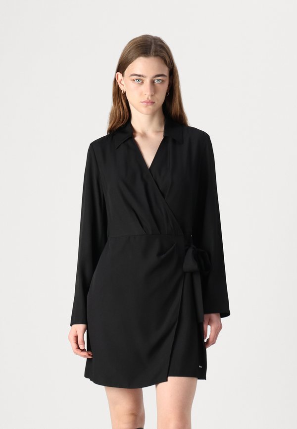 FLUID WRAP SHORT DRESS - Day dress