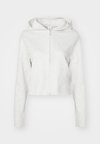 FULL ZIP HOODIE ICON COTTON TERRY - Pidžamas augšdaļa - oatmeal heather