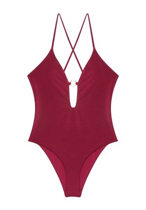 Yamamay, SHIRA - SWIMSUIT - Maillot de bain - burgundy plain