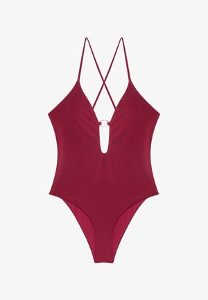 Yamamay, SHIRA - SWIMSUIT - Maillot de bain - burgundy plain