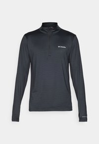 THREE PITCH™ HALF ZIP - Langarmshirt - black