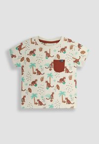 JoJo Maman Bébé 2-PACK REGULAR FIT - Základné tričko - natural tigers