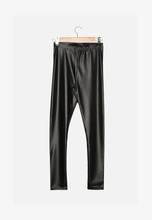 PARENT - Pantalón de cuero - black
