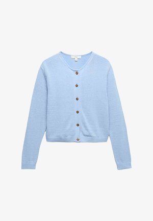 Marks & Spencer, RICH BUTTON THROUGH - Cardigan - light wedgewood