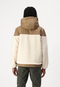 K-Way Giacca in pile - ecru/brown