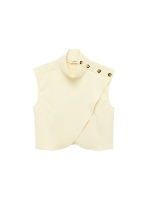 Koton, HIGH NECK BLOUSE . - Top - yellow