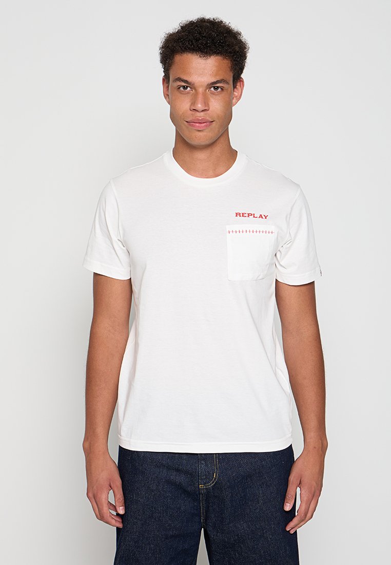 Replay T-shirt print wit