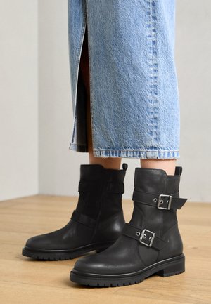 Bottines de cowboy / motard - black