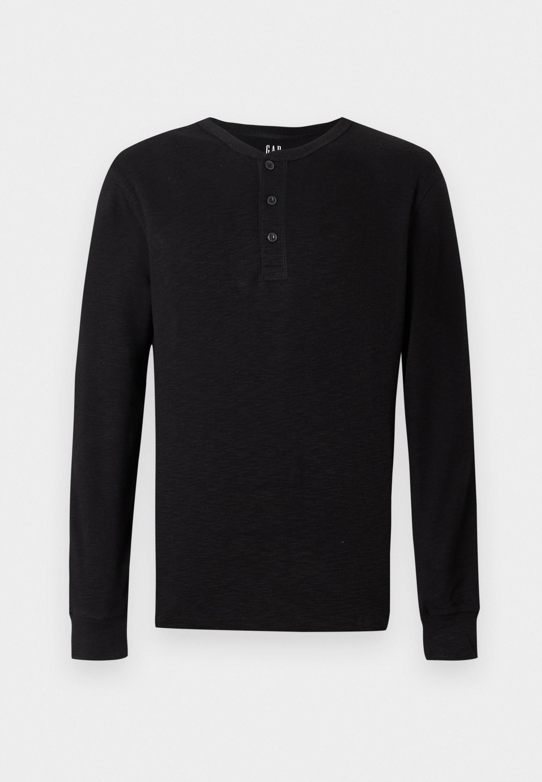 GAP HENLEY - Long sleeved top - true black/black - Zalando.co.uk