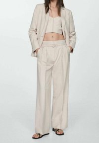 Mango Broek - beige
