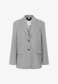 Vybráno, medium grey pinstripe