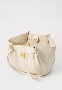 Gina Tricot MIDI LONG STRAP BAG - Käekott - ecru