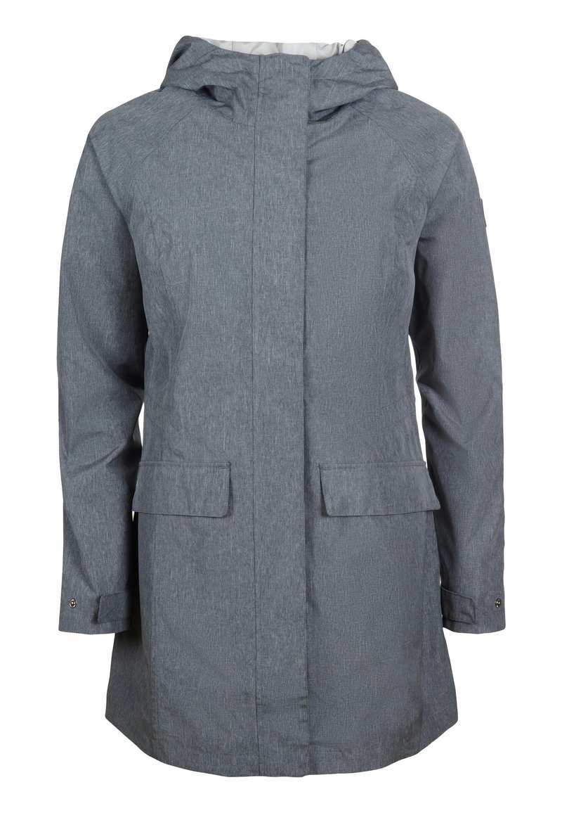 Damen Leichte Jacken | Elkline Regenjacke / wasserabweisende Jacke bluemelange/blau - YO81844 Damen Leichte Jacken | Elkline Regenjacke / wasserabweisende Jacke bluemelange/blau - YO81844