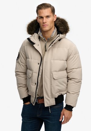 EVEREST HOODED PUFFER - Veste d'hiver - chateau beige