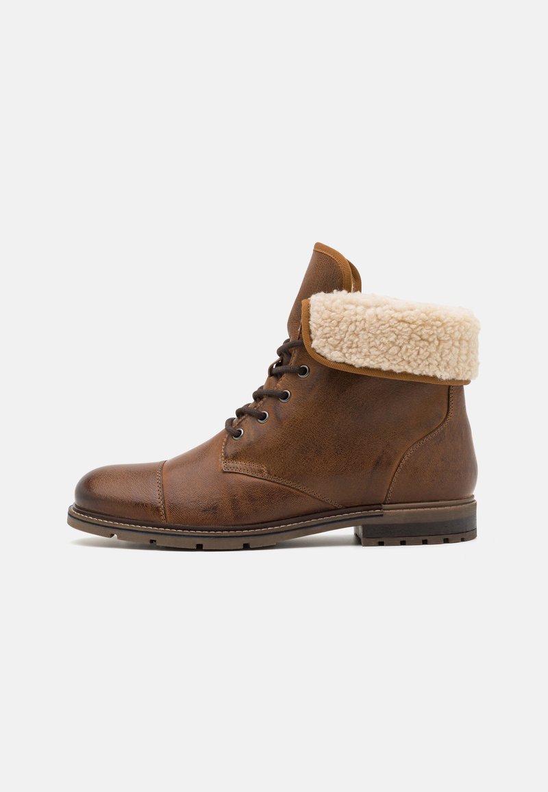 Pier One LEATHER Laceup ankle boots brown Zalando.ie