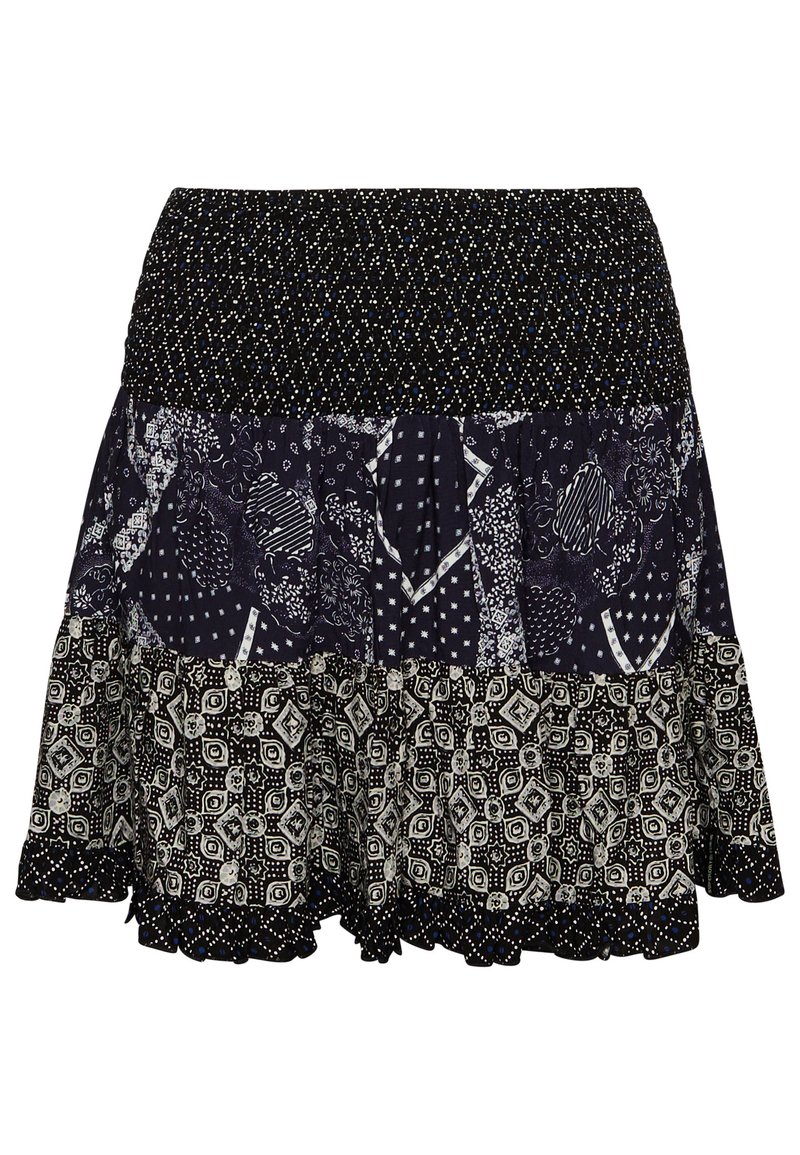 Damen Jeansröcke | Superdry A-Linien-Rock indigo black block print/schwarz - WF93941 Damen Jeansröcke | Superdry A-Linien-Rock indigo black block print/schwarz - WF93941