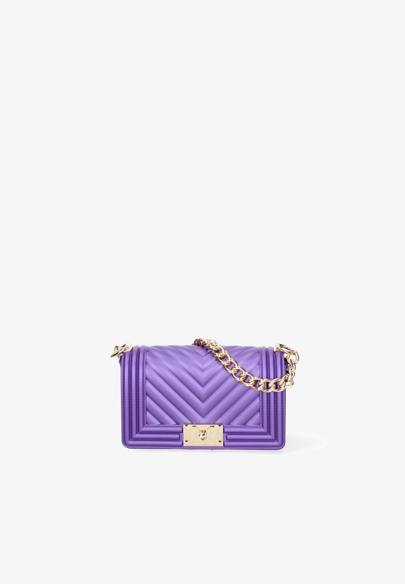 Marc Ellis Borsa a tracolla - purple and gold