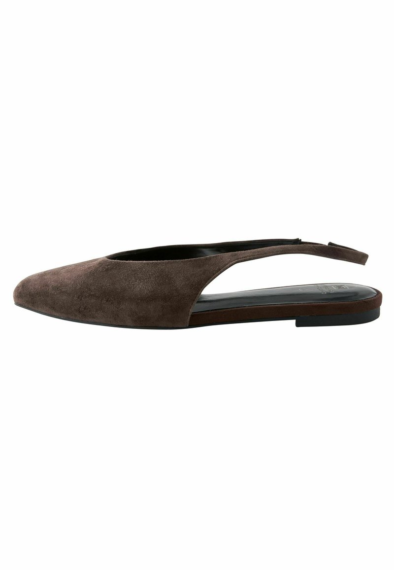 Next FOREVER COMFORT - REGULAR FIT - Takaa avoimet ballerinat - brown