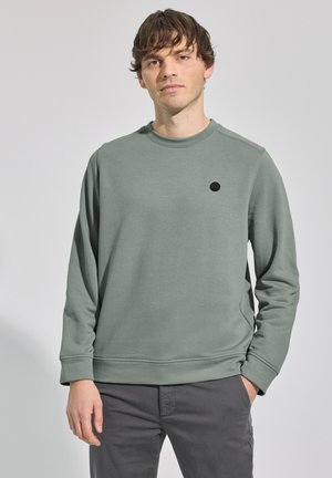 RUNDHALS  - Sweatshirt - grün