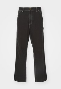 SINGLE KNEE PANT - Jeans Relaxed Fit - black stone washed