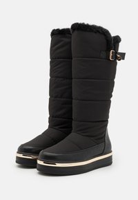 Anna Field Botas con plataforma - black