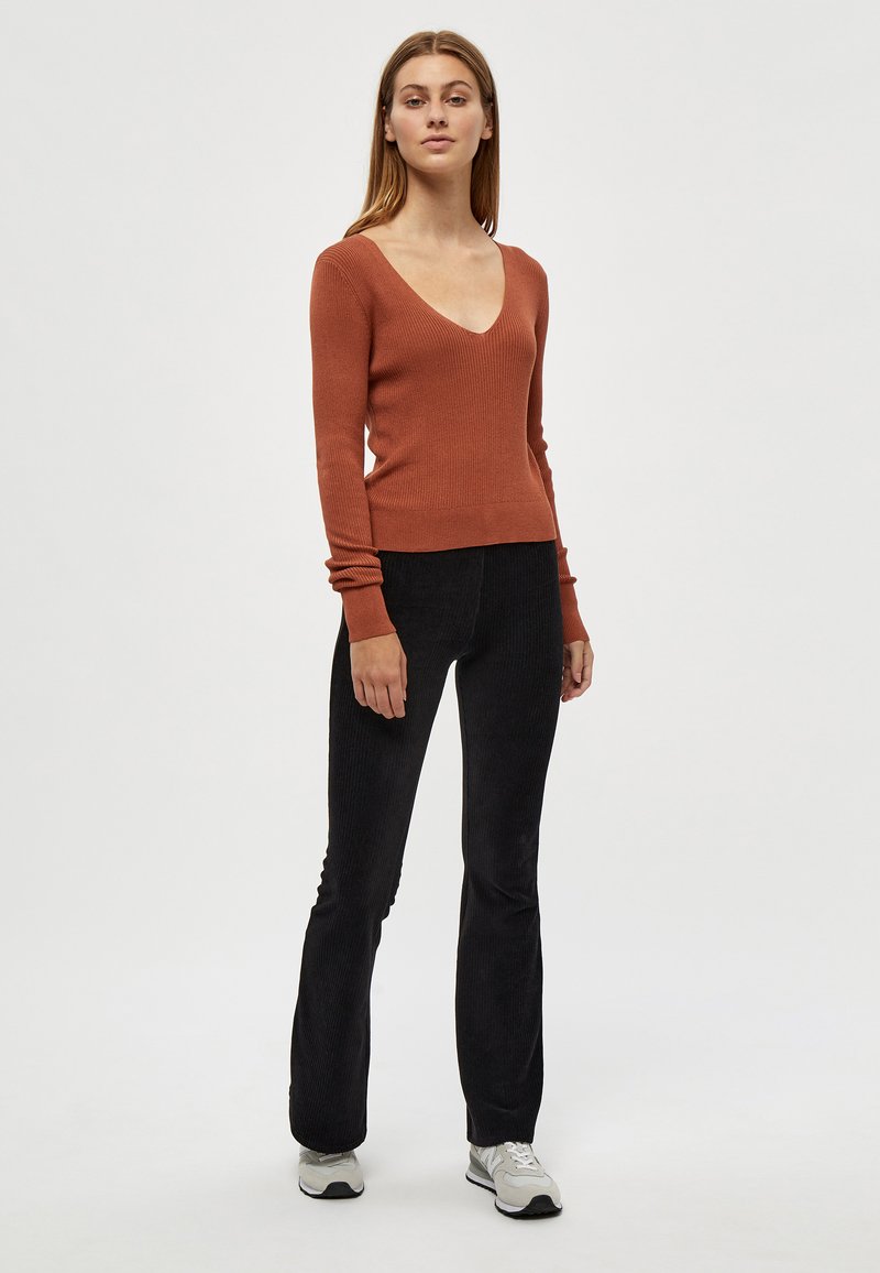 Desires DEBRITT FLARED LEGGINGS - Broek - black