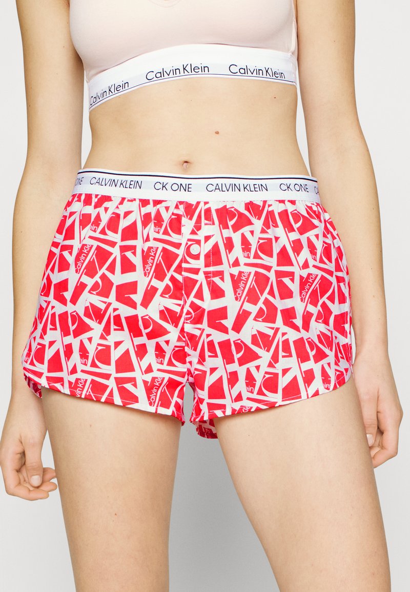 Calvin Klein Underwear SLEEP SHORT Nattøj bukser red/white/rød Zalando.dk