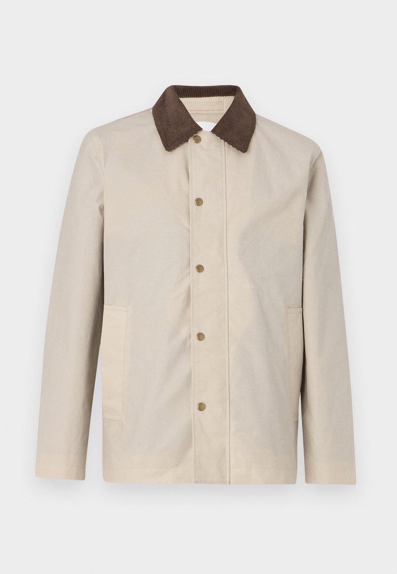 Selected Homme Lichte jas grijs