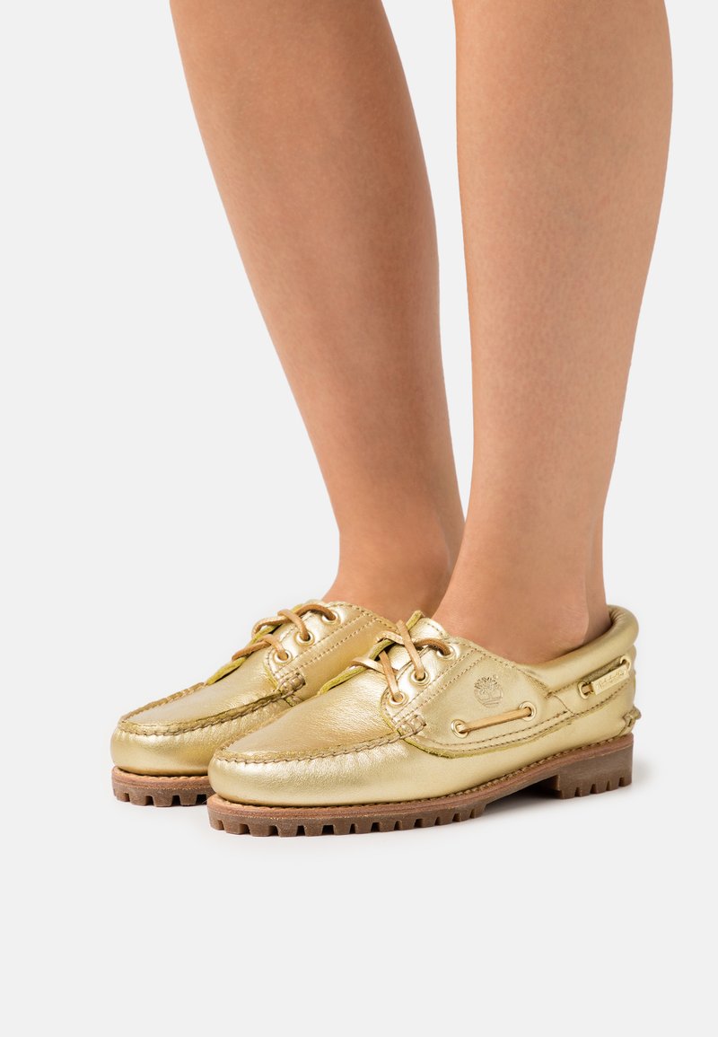 Timberland HERITAGE NOREEN 3 EYE Boat shoes gold full grain/gold