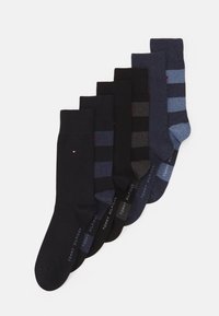 Tommy Hilfiger - RUGBY 6PACK - Socks - blue black combo Thumbnail Image 1