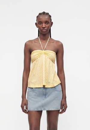 Hollister Co. BARE BABYDOLL CHASE - Débardeur - yellow