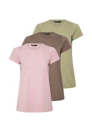 3 PACK CORE - T-shirts basic - pink