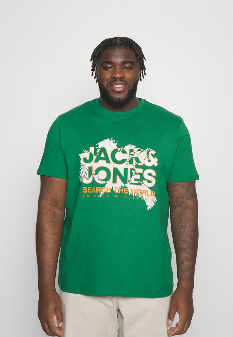 Jack & Jones Camiseta estampada verdant green/verde