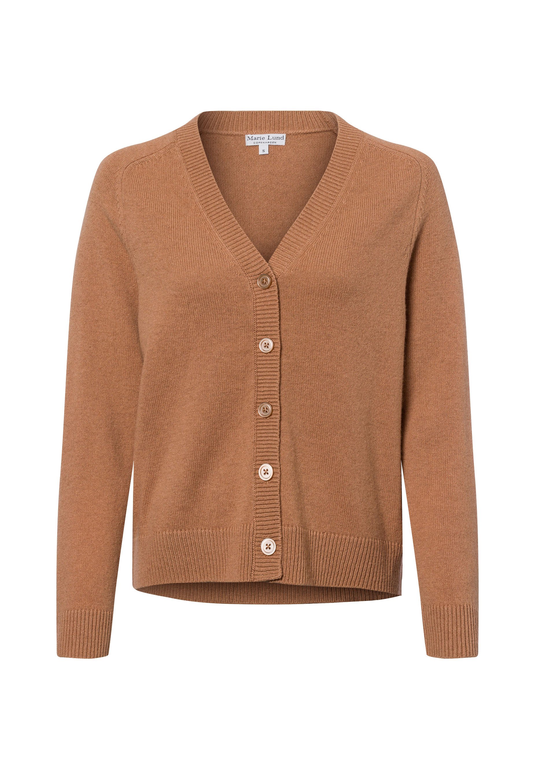 Zalando Strickjacke Damen Camel Braun Cardigan Lange Strickjacke