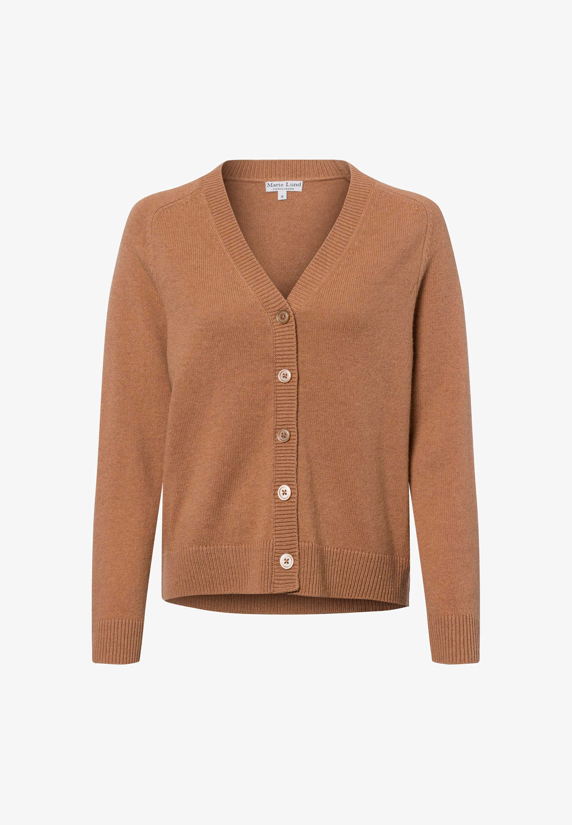 Zalando Strickjacke Damen Camel Braun Cardigan Lange Strickjacke