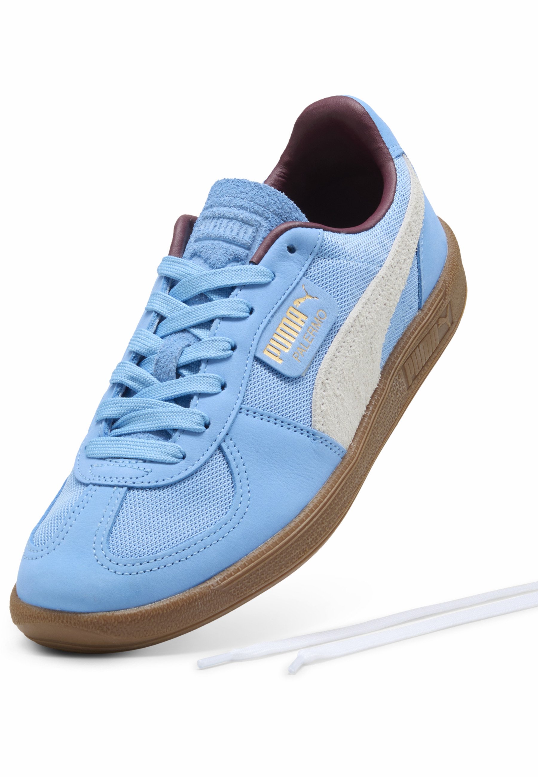 国内配送 PUMA PALERMO TEAM LIGHT BLUE/WHITE 国内配送 PUMA PALERMO TEAM LIGHT BLUE/WHITE (PUMA/スニーカー