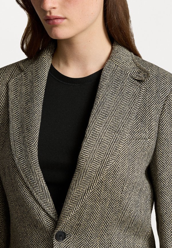HERRINGBONE LINEN BLEND BLAZER - Blazer3