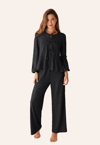 Cupshe SET - Pyžamová sada - black