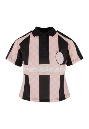 PEQUS, FOOTBALL LOGO  - Polo - black